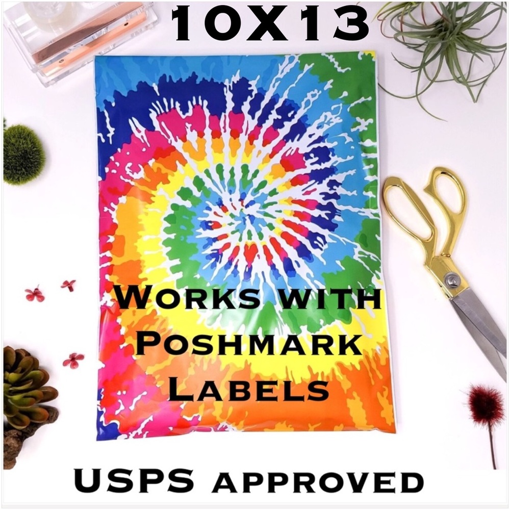50 10X13 Poly Mailers Tye Dye Shipping Envelopes PRICE IS FIRM - Picture 6 of 10